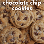 sourdough chocolate chip cookie pin for pinterest