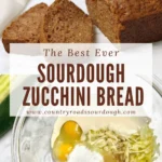 the best ever sourdough zucchini bread