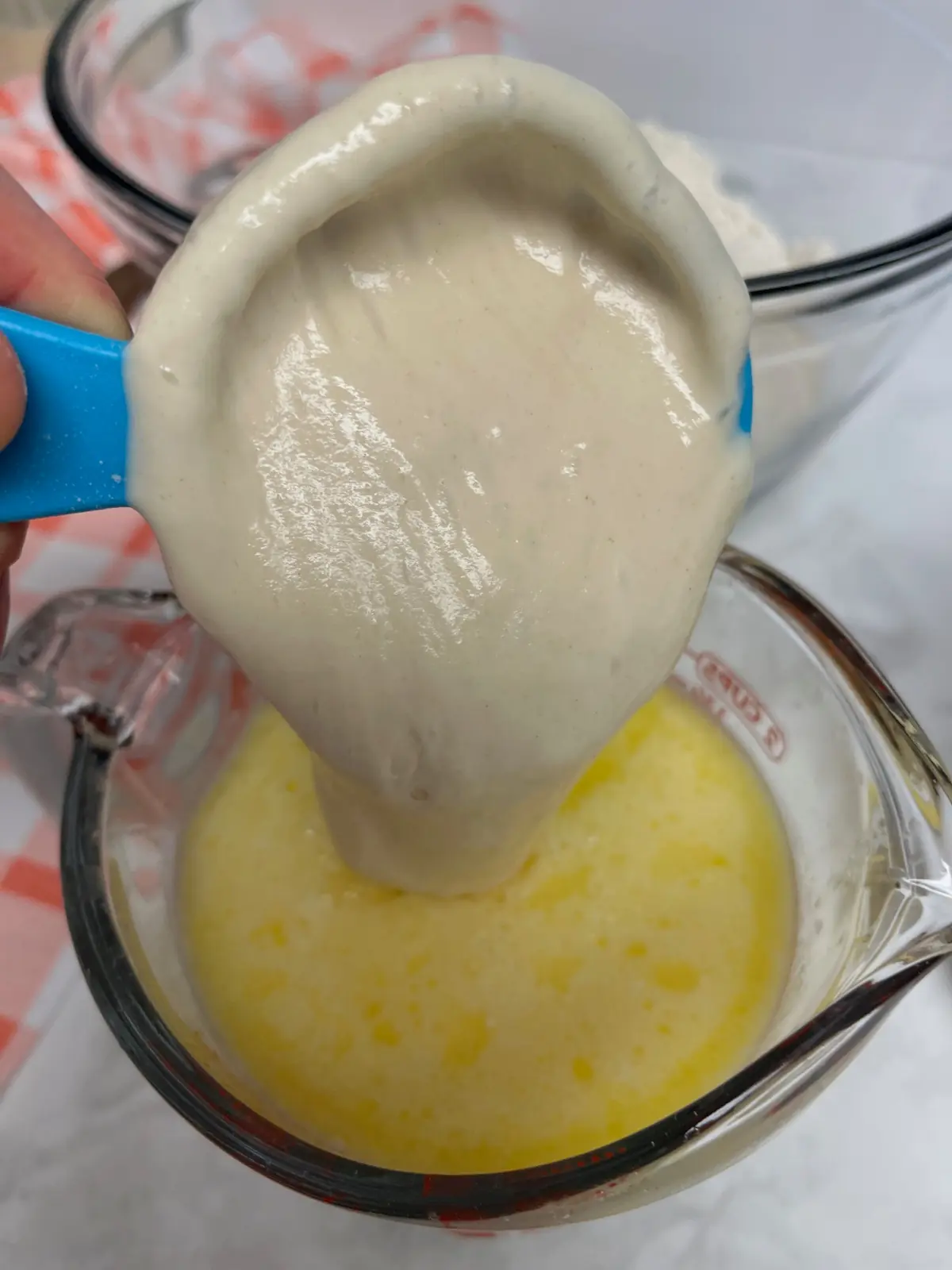 adding sourdough discard to butter