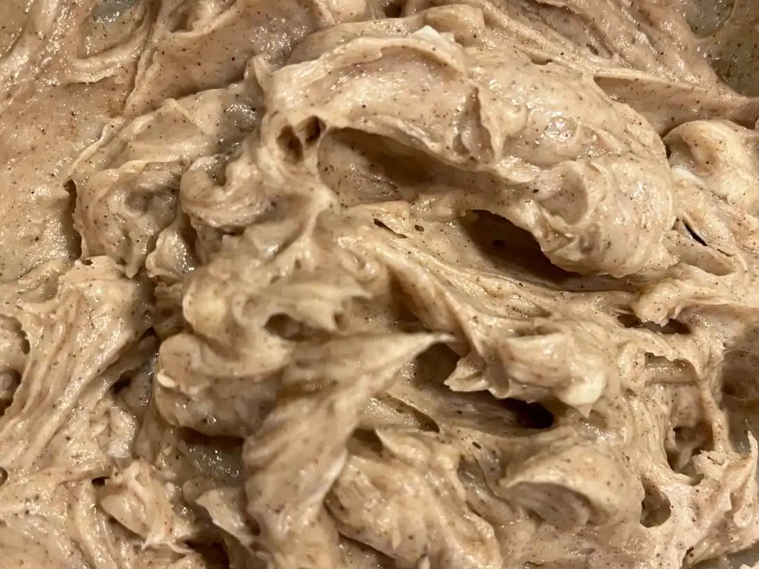 cinnamon honey butter in a bowl