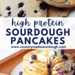 high protein sourdough pancakes