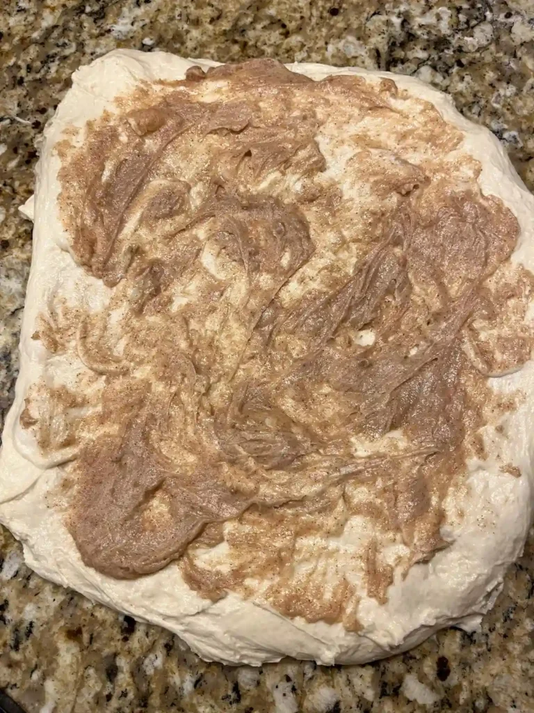 cinnamon honey butter on sourdough bread dough s