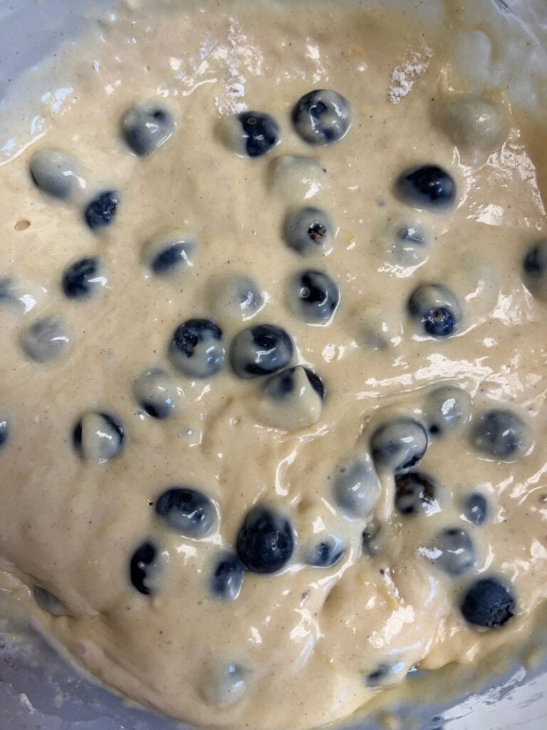 lemon blueberry pancake batter