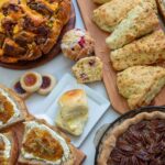 sourdough discard recipes on a table