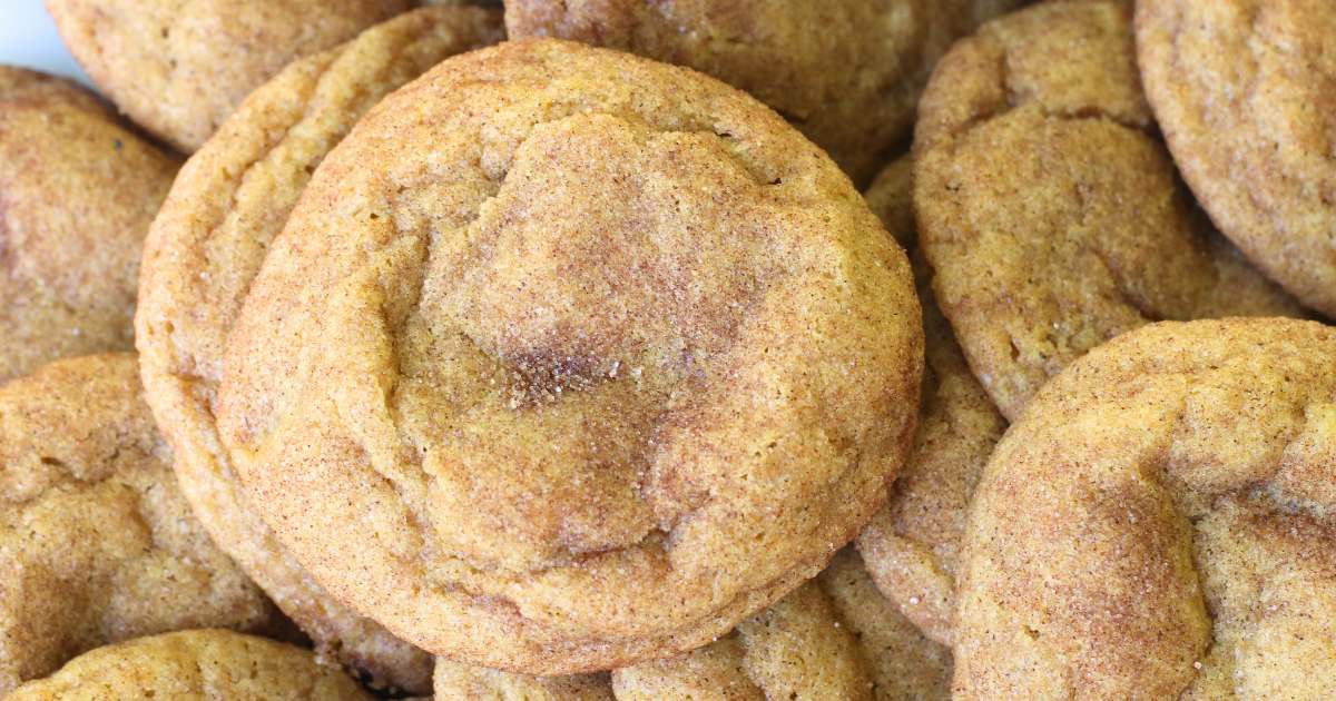 The Best Sourdough Pumpkin Snickerdoodle Cookies