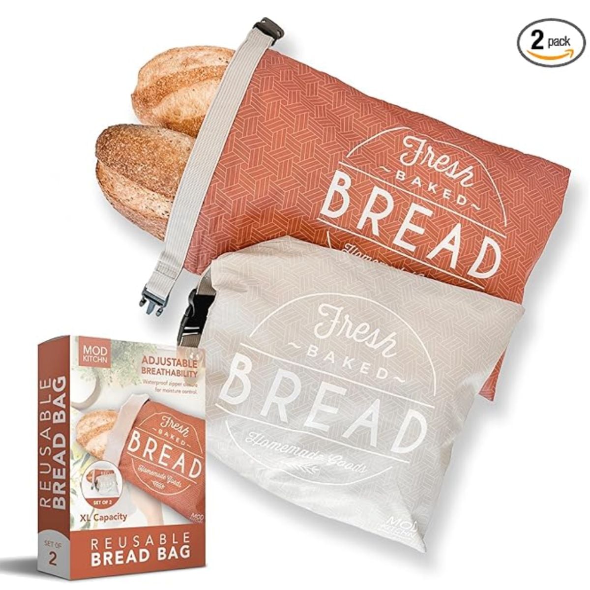 bread bags with a washable liner. 