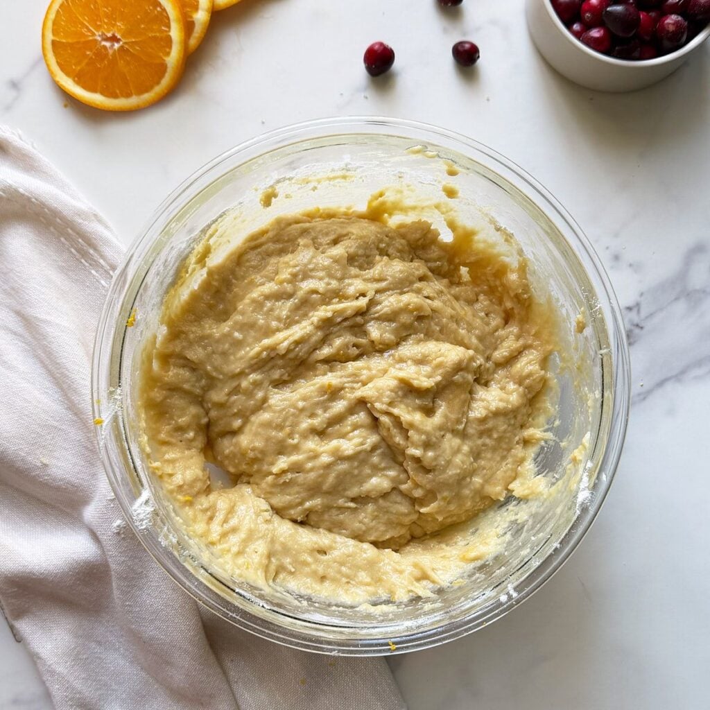step 3 cranberry orange muffins