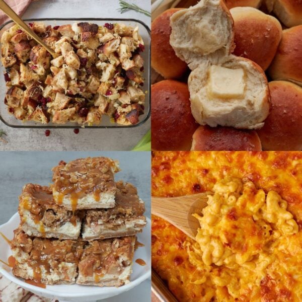 Sourdough Stuffing, Sourdough Dinner Rolls, Sourdough Caramel Apple Cheesecake Bars, Sourdough Mac and Cheese.